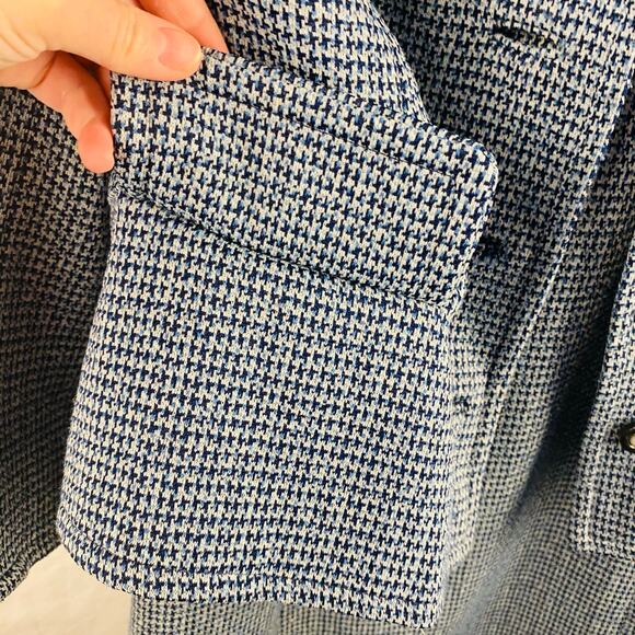 Vintage Robert Leonard Tweed Dress Suit Sheath Dress‎ Jacket Large Office Siren - Picture 5 of 10